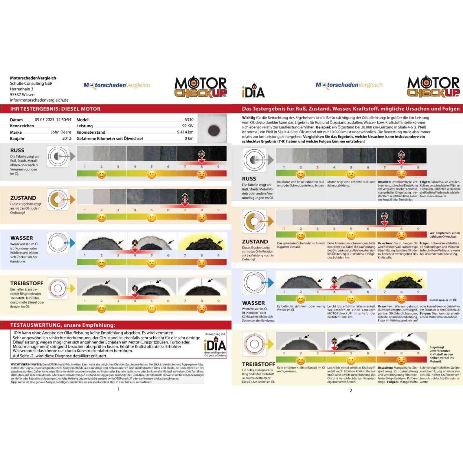 Motoröl Check - Jetzt Analyse machen & Zustand deines Öls überprüfen! Ölcheck Öltest CheckUp - Image 4
