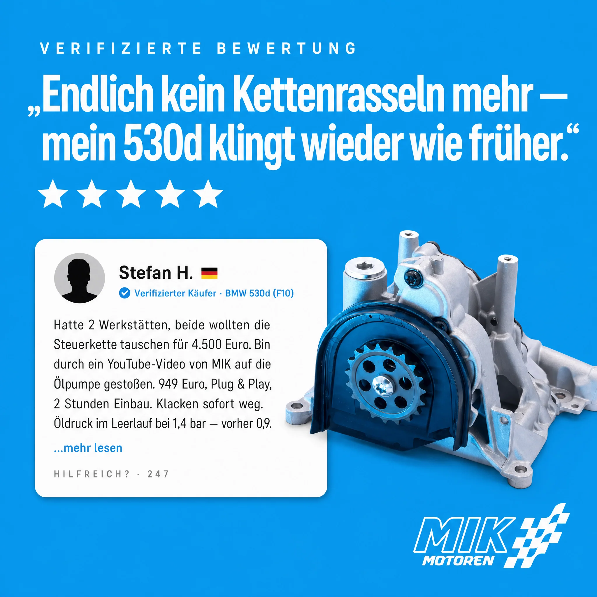 Upgrade-Ölpumpe für BMW N57 — gegen Motorschaden durch Öldruckabfall - Image 5